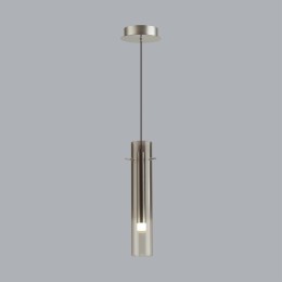 5062/5LA PENDANT ODL24 317 серебристый/дымчатый/металл/стекло Подвес LED 5W 3000K SHINY
