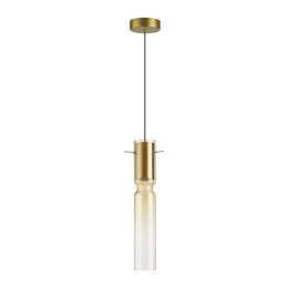 5058/5LA PENDANT ODL24 323 золотой/янтарный/металл/стекло Подвес LED 5W 3000K SCROW