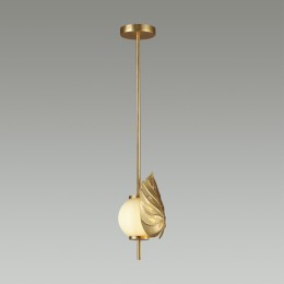 4864/1A MODERN ODL_EX22 81 золотистый/белый/стекло Подвес E14 1*40W JUNGLE