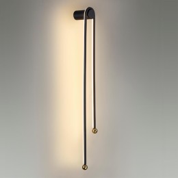 6633/18WL HIGHTECH ODL24 159 металл/черный/акрил Настенный светильник IP20 LED 18W 3000K 220V MEMFI