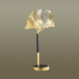 4870/1T HALL ODL_EX22 97 золотой/чёрный/стекло Настольная лампа E14 1*40W VENTAGLIO