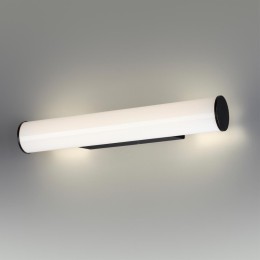 6617/8WL HIGHTECH ODL24 599 черный/металл/акрил Настенный светильник IP54 LED 8W 4000K 220V ANTER