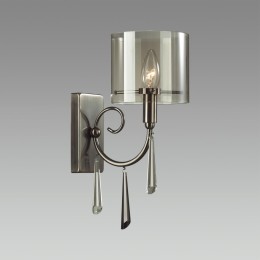 4890/1W HALL ODL_EX23 91 черный хром/дымчатый/ металл/стекло Бра E14 1*40W NICOLE