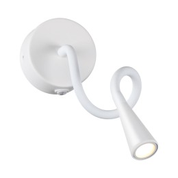 4255/3WL HIGHTECH ODL21 287 белый/металл Настен.светильник выкл на базе IP20 LED 3W 270Лм 3000K ODDS