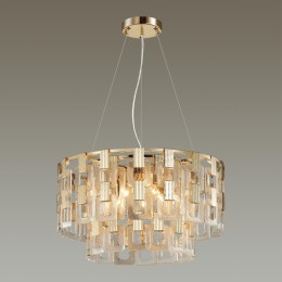 4989/9 HALL ODL22 553 золотой/стекло Люстра E14 8*40W BUCKLE