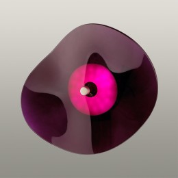 4857/5WL L-VISION ODL_EX21 97 никель/черничный/стекло Настенный светильник LED 1*5W 3500K FLUENT