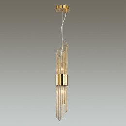 4847/2 HALL ODL21 562 золото/металл/стекло Подвес G9 2*40W FLAMBI