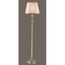 3390/1F CLASSIC ODL17 569 мат. зол/абажур ткань/хрусталь Торшер E14 40W 220V AURELIA