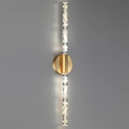 6679/6WL L-VISION ODL24 149 Настенный светильник античная бронза/металл/хрусталь IP20 LED 6W 360Лм 4000K ALETTA