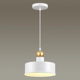 4090/1 PENDANT ODL19 377 белый/золотой Подвес Е27 1*40W BOLLI
