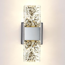 4365/5WL HIGHTECH ODL23 241 хром полированный/стекло Настенный св-к IP20 LED 10W 634Лм 3000K RICCI