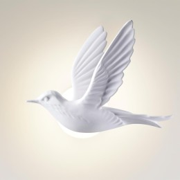 4341/3WLA HIGHTECH ODL22 235 белый гипс Настенный светильник (ЛЕВ.) IP20 LED 3W 122Лм 3000K COLOMBELLA