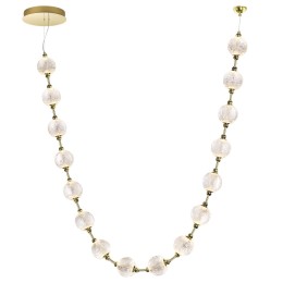 5008/64L L-VISION ODL23 469 золотой/прозрачный/металл/акрил Подвес LED 64W 4000K 3520лм CRYSTAL