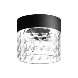 358998 OVER NT23 332 черный Светильник накладной светодиодный IP20 LED 4000K 10W 85-265V AURA