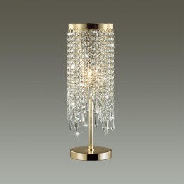 5028/1T MODERN ODL23 531 золотой/прозрачный металл/хрусталь Настольная лампа E14 1*40W CHOKKA