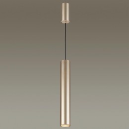 3828/1CA HIGHTECH ODL19 266 золот/металл Подвесн/накладн.светильник GU10 1*50W D60хH400-1420 VINCERE