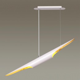 3816/50WG HIGHTECH ODL20 191 бел/золот/мет Подвесной свет-к GU10 LED 2*12W 220V WHITNEY