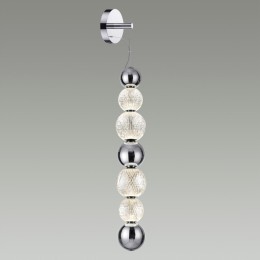 5007/13WL L-VISION ODL23 467 хром/прозрачный/металл/акрил Настенный светильник LED 13W 4000K 700Лм CRYSTAL