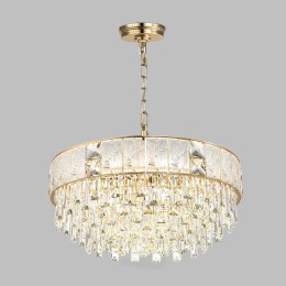 5070/12 HALL (В 2-Х КОРОБКАХ) ODL24 499 золото/прозрачный/матовый/металл/хрусталь/стекло Люстра E14 12*40W FIESTA