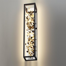 5065/23WL L-VISION ODL24 393 черный/золото/металл/металл Настенный светильник LED 1*23W 4000K BILD