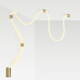 4397/30CL HIGHTECH ODL23 134 ант.бронза/металл/канат Настенно-потолочный св-к накладной (3 крепления в комплекте) IP20 LED 30W 1185Лм 3000K CORDA