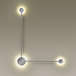 4339/10WL HIGHTECH ODL22 131 хром/металл Настенный светильник IP20 LED 10W 912Лм 3000K GENT