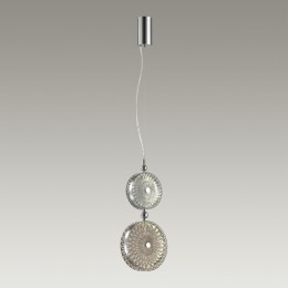 5416/13LB L-VISION ODL_EX23 52 хром/св.коричневый/серый металл/стекло Подвес LED 13W 4000K CARAMELLA