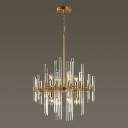 4988/8 HALL ODL22 551 золотой/стекло Люстра E14 8*40W STIKA