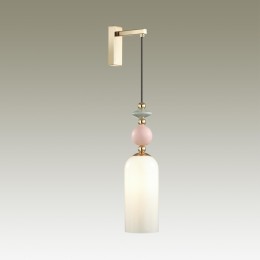 4861/1WA CLASSIC ODL_EX21 109 золото/разноцветн./керамика/стекло Бра E14 1*40W CANDY