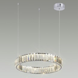 4930/30L L-VISION ODL24 489 хром/прозрачный металл/хрусталь Люстра LED 30W 4000K 3570Лм VEKIA