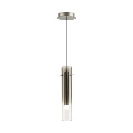 5062/5LA PENDANT ODL24 317 серебристый/дымчатый/металл/стекло Подвес LED 5W 3000K SHINY