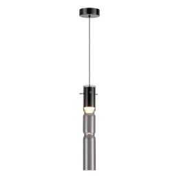 5059/5L PENDANT ODL24 323 черный/дымчатый/металл/стекло Подвес LED 5W 3000K SCROW