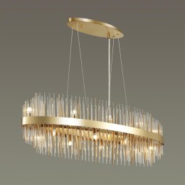 4639/16 HALL ODL20 557 золотой/металл/стекло Люстра G9 16*40W 220V IDA