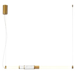 4359/14L MIDCENT ODL24 127 белый мрамор/антич. бронза/металл/акрил Подвесной светильник (ВЕРТ. И ГОРИЗОНТ) IP20 LED 14W 3000K 220V MARMI