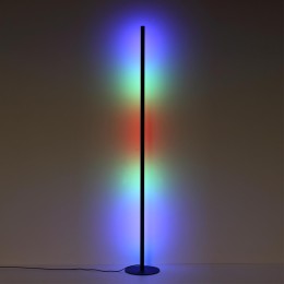 4335/32FL HIGHTECH ODL23 165 черный/акрил Напольный светильник RGBW управляемый с пульта, приложения Tuya, встр. микрофон IP20 LED 32W 3000K FILLINI