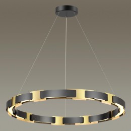 4991/80L L-VISION ODL23 417 черный/золотой/металл/акрил Люстра LED 80W 3000K FIERRO