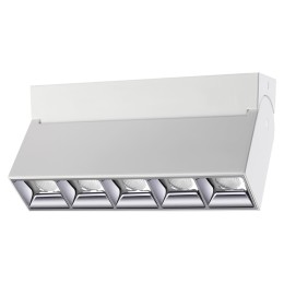 358320 OVER NT19 380 белый Светильник накладной IP33 LED 4000К 25W 110-265V EOS