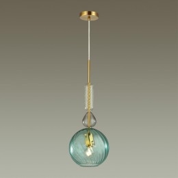 4648/1 PENDANT ODL20 342 золотой/синий/разноцветный Подвес E27 60W 220V BELLA