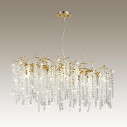 5005/12 HALL ODL23 527 золотой/прозрачный металл/хрусталь Люстра G9 12*40W BANCHE