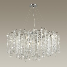 5004/14 HALL ODL23 525 серебристый/прозрачный металл/хрусталь Люстра G9 14*40W BANCHE