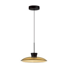 5055/9LA L-VISION ODL24 321 черный/янтарный/металл/стекло Подвес LED 9W 3000К SAUCER