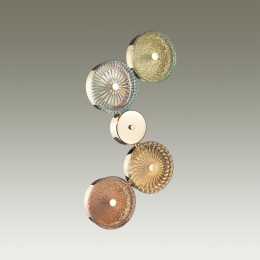 5412/25WL L-VISION ODL_EX23 51 золотой/разноцветный металл/стекло Бра LED 25W 4000K CARAMELLA