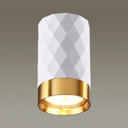 4286/1C HIGHTECH ODL22 283 белый/золотистый/металл Потолочный светильник IP20 LED GU10 max 10W AD ASTRUM