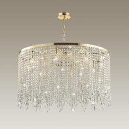 5028/12 MODERN ODL23 531 золотой/прозрачный металл/хрусталь Люстра E14 12*40W CHOKKA