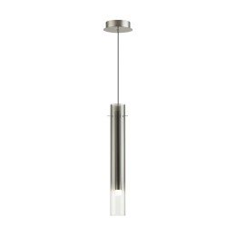 5061/5LA PENDANT ODL24 317 серебристый/дымчатый/металл/стекло Подвес LED 4W 3000K SHINY