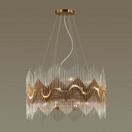 4983/12 HALL ODL22 443 бронзовый/стекло Люстра E14 12*40W SAVIKIA