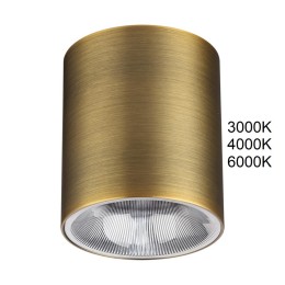 7137/12CL HIGHTECH ODL26 Потолочный светильник бронза/металл IP20 LED 12W 960Лм 3000K/4000K/6000K 36° 220-240V BRIM