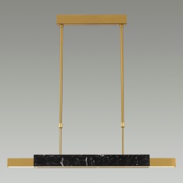 4361/25L MIDCENT ODL24 129 черный мрамор/антич. бронза/металл/акрил Подвесной светильник IP20 LED 25W 3000K 220V MARMI