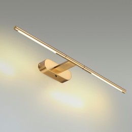 6635/7WL HIGHTECH ODL24 177 металл/античная бронза/акрил Настенный светильник IP20 LED 7W 3000K/4000K/6000K (перекл ч/з тумблер) 220V ALEDO