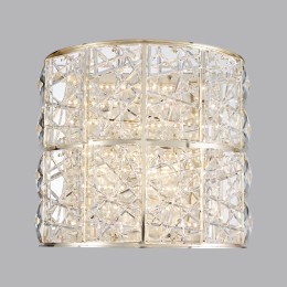 5071/32WL HALL ODL24 493 золото/прозрачный/металл/хрусталь/стекло Бра LED 15W 3700K VERSION